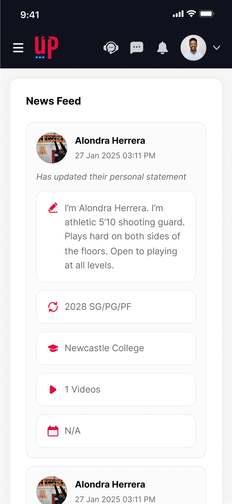 NextUp Recruitment UI 19 