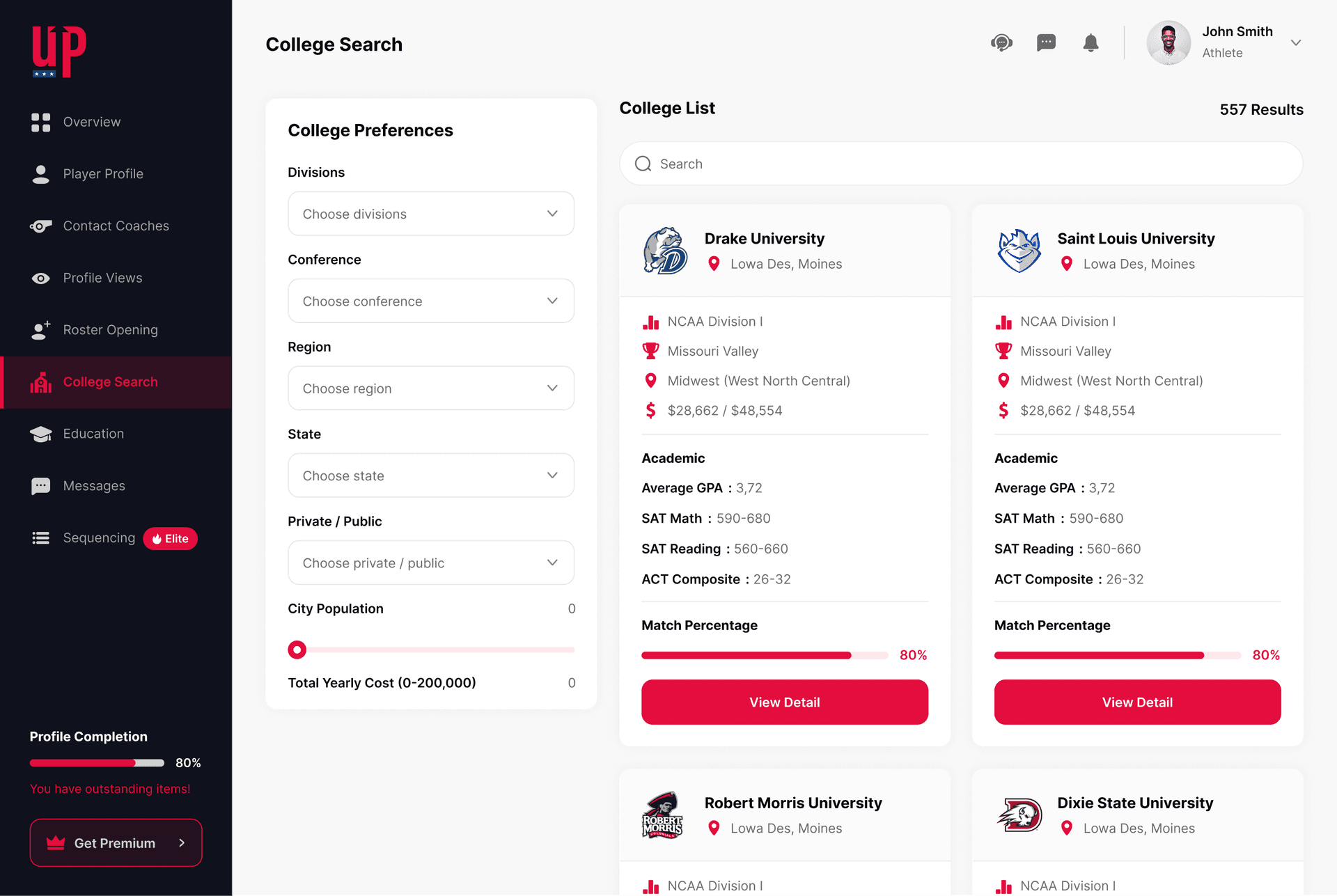 NextUp Recruitment UI