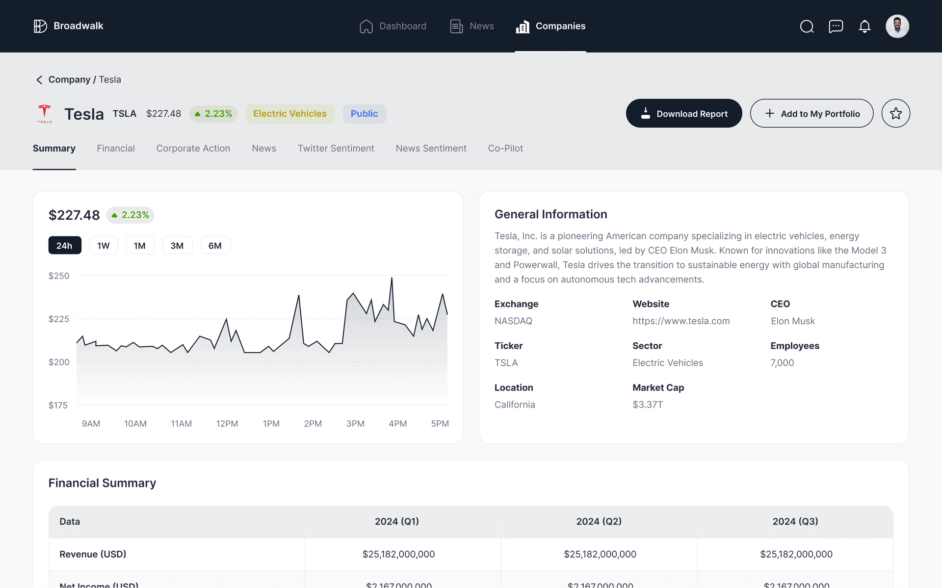 BroadWalk UI