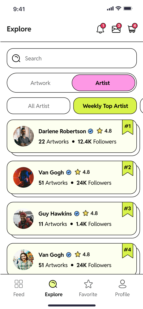 Art Space UI