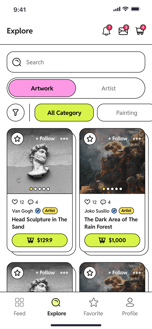 Art Space UI