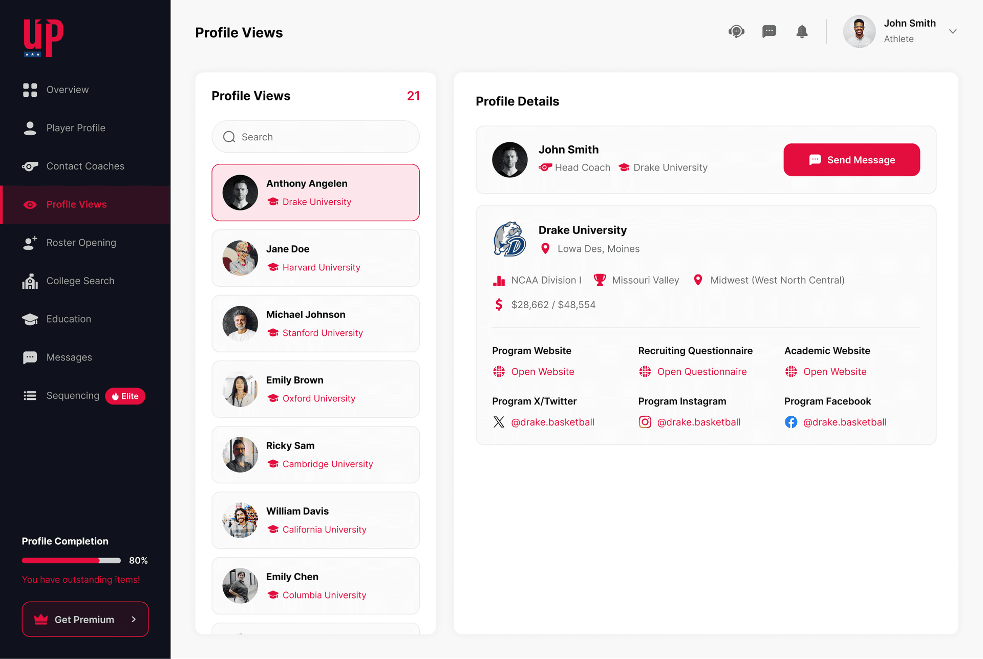 NextUp Recruitment UI