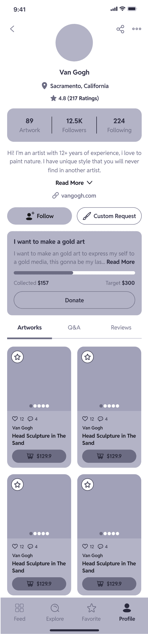 Wireframe Art Space
