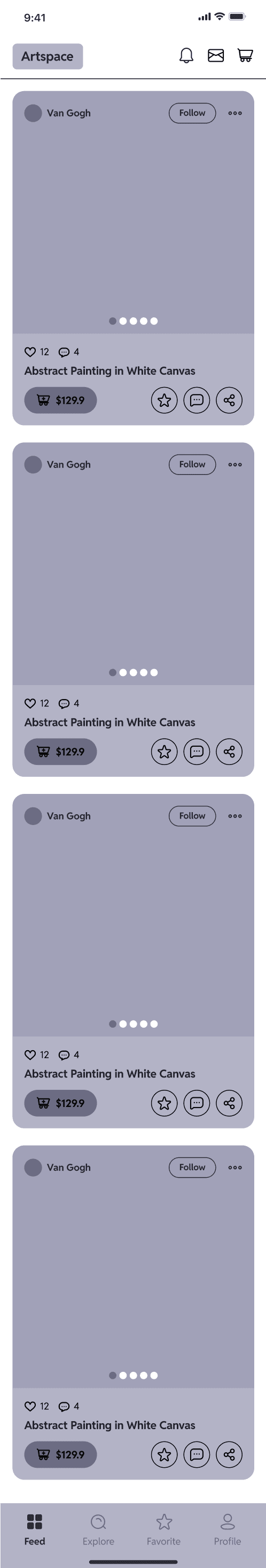 Wireframe Art Space